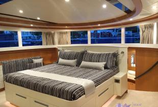 Johnson 93 Motoryachts - Master suite on main deck